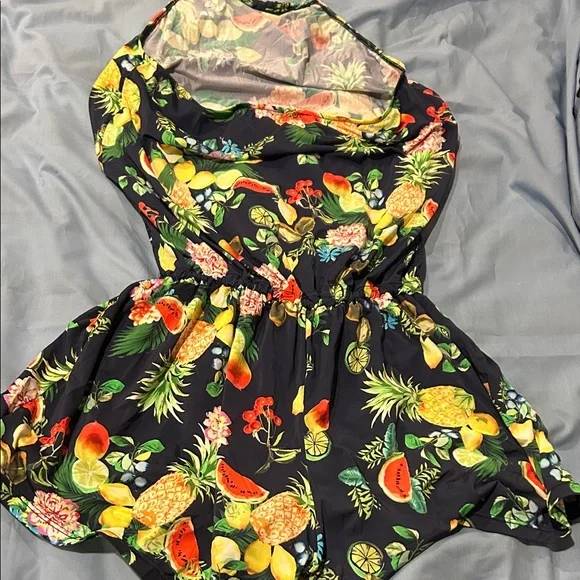 Pilyq Multicolor Floral Romper - Picture 7 of 8